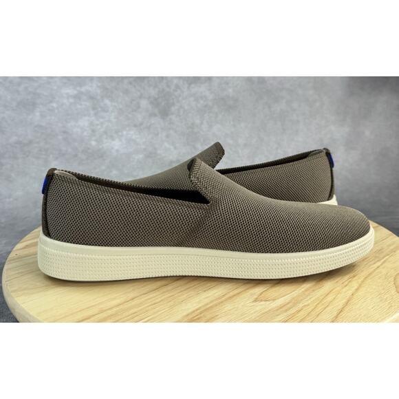 Rothys The Ravello Sneaker Mens Size 9 Slip On Loaf Shoes Beige Brown main image 5